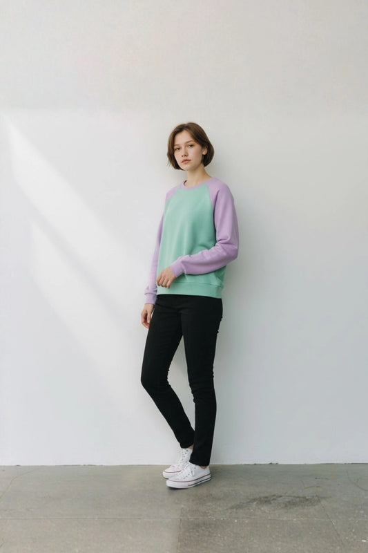 PDF Schnittmuster Raglanpullover - Kinder
