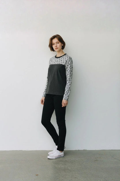 Schnittmuster Kinder T-Shirt & Longsleeve Nicky (92/98-164/170)