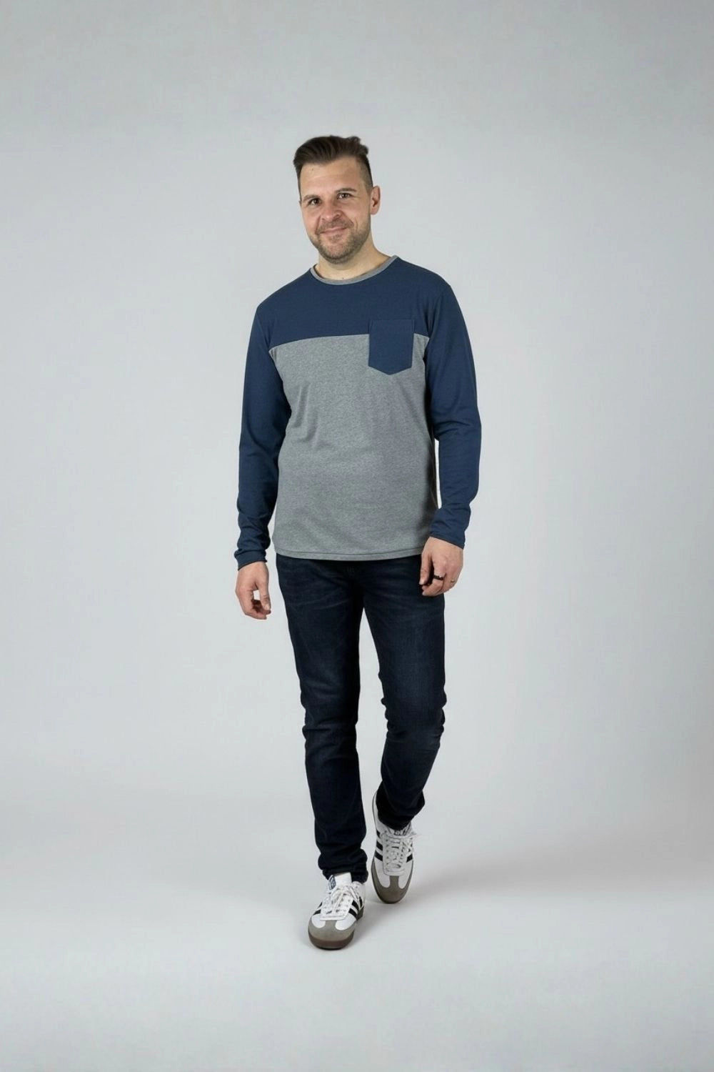 PDF Schnittmuster Herren Longsleeve und T-Shirt