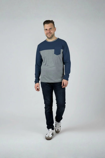 PDF Schnittmuster Herren Longsleeve und T-Shirt