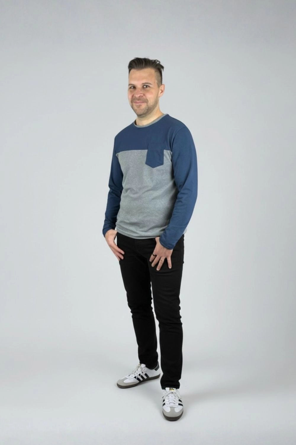Schnittmuster Herren Longsleeve und T-Shirt