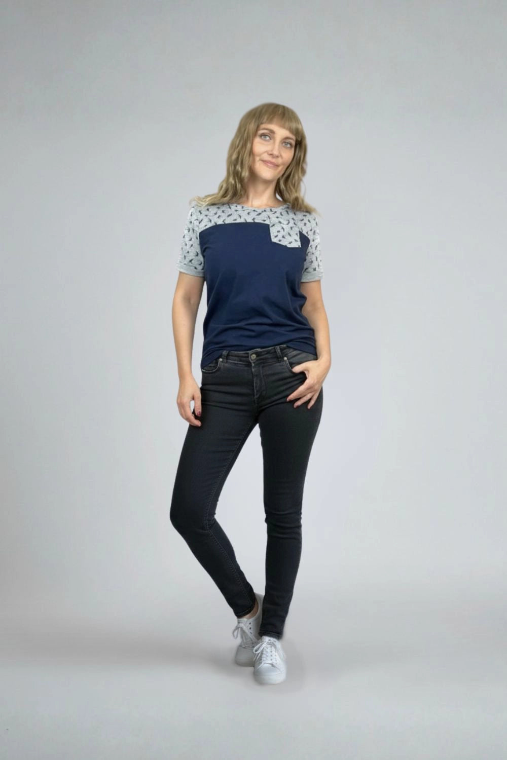 PDF Sewing Pattern T-Shirt & Long Sleeve - Women (EU 32-54 / US 2-24 / UK 6-28)
