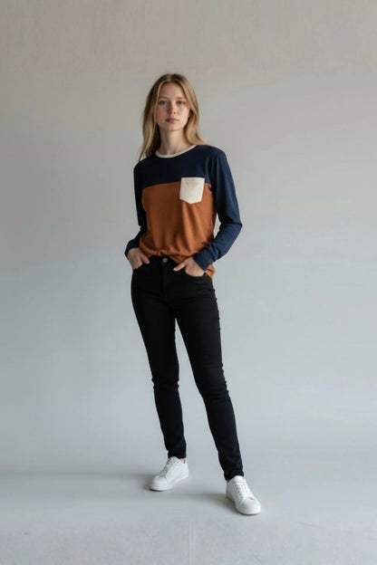 PDF Sewing Pattern T-Shirt & Long Sleeve - Women (EU 32-54 / US 2-24 / UK 6-28)