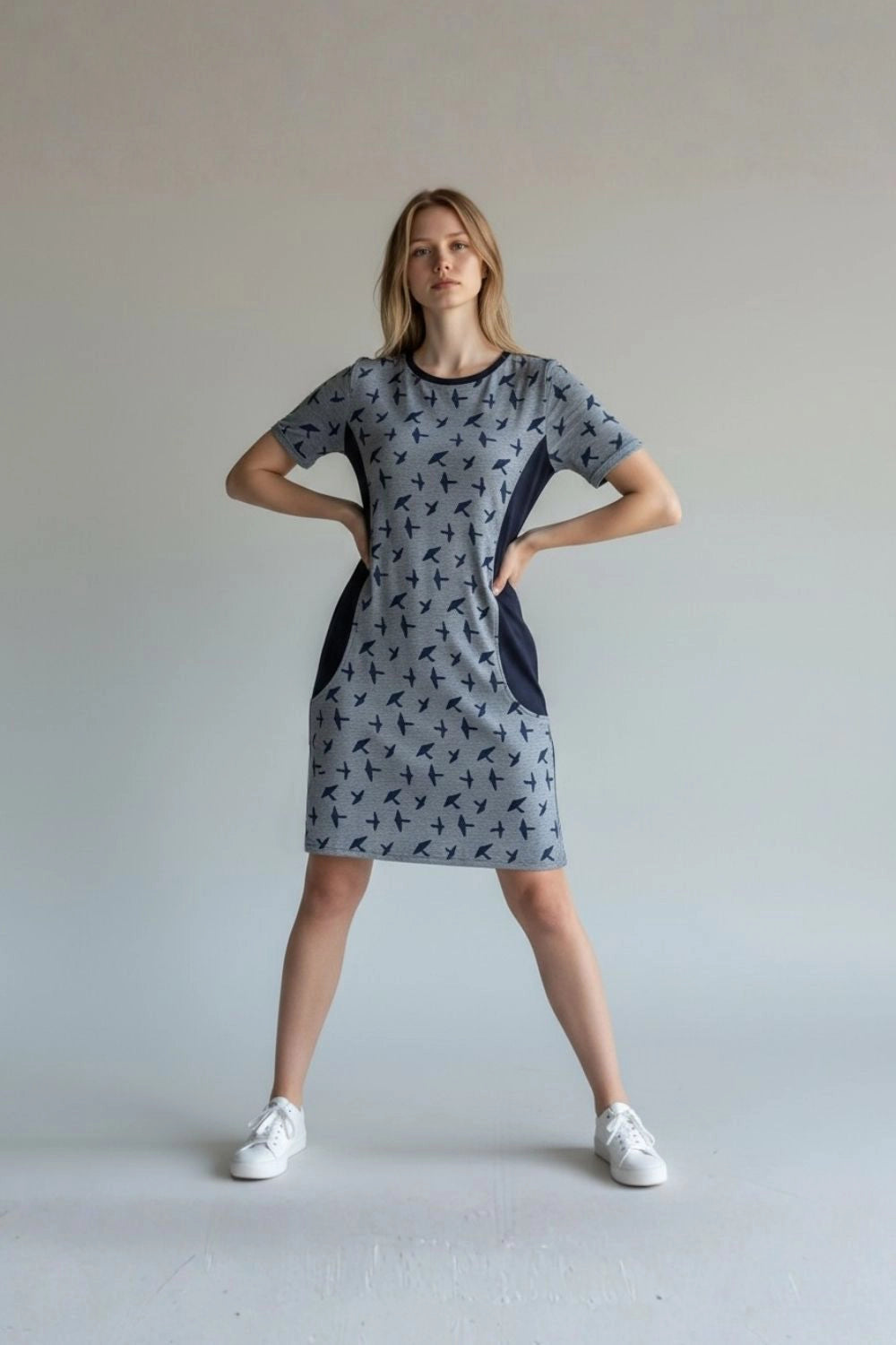 PDF Sewing Pattern - Jersey Dress (EU 32-54 / US 2-24 / UK 6-28)