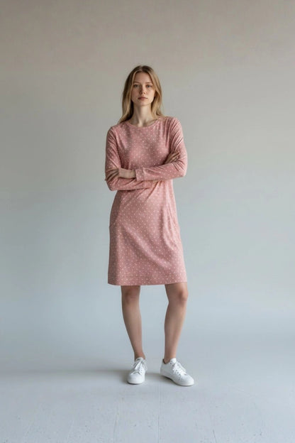 PDF Sewing Pattern - Jersey Dress (EU 32-54 / US 2-24 / UK 6-28)