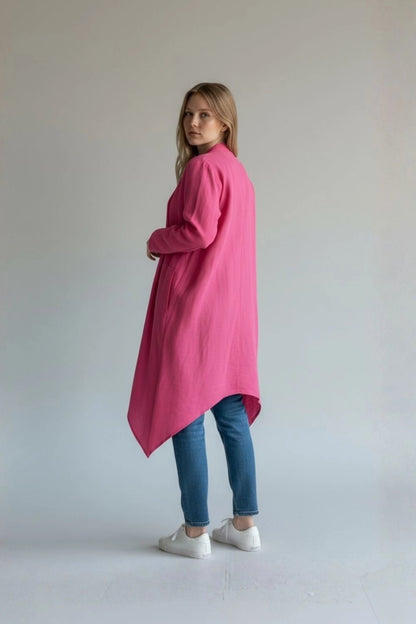 PDF Sewing Pattern Sweat Cardigan (EU 32-54 / US 2-24 / UK 6-28)