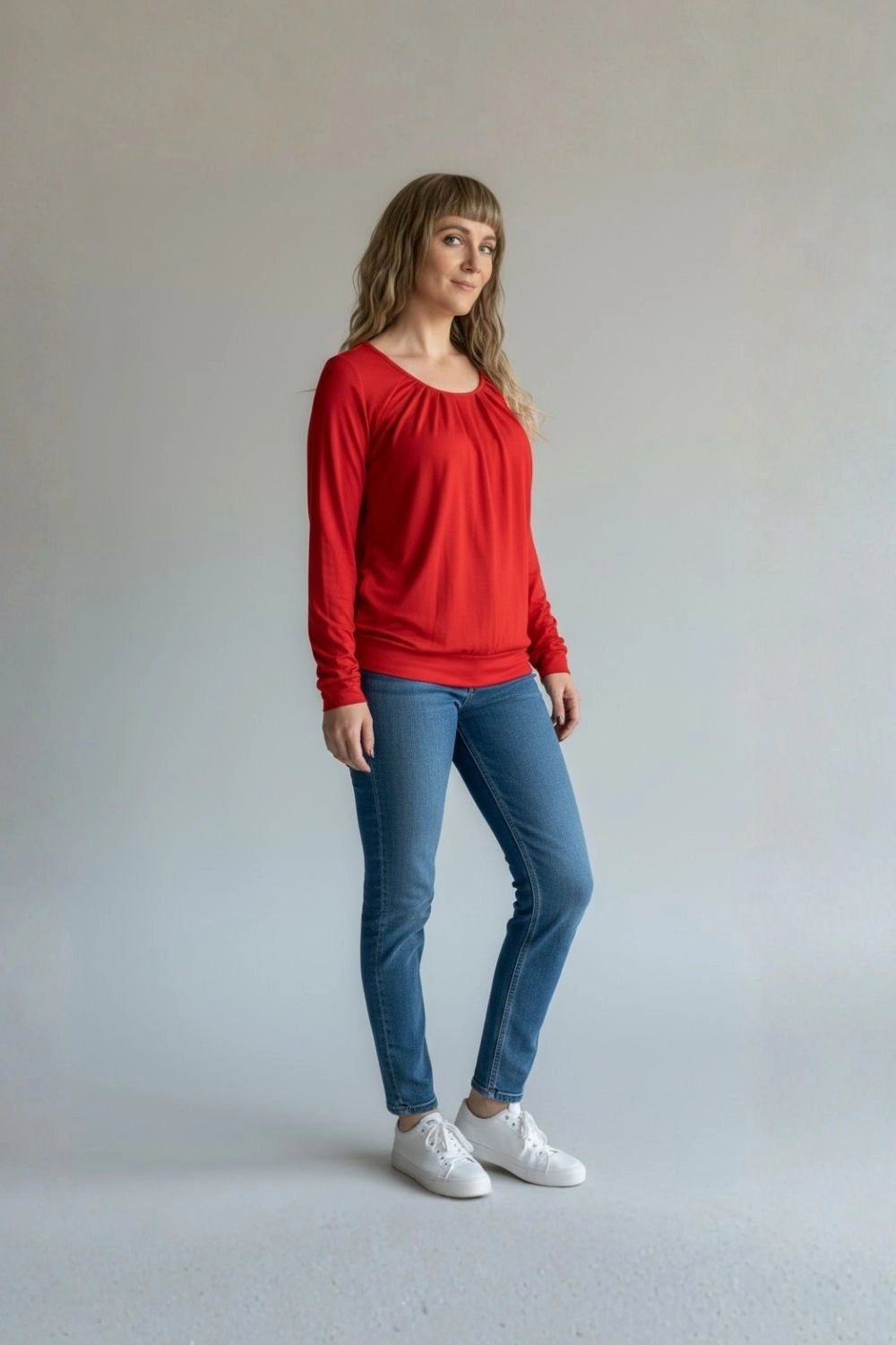 PDF Sewing Pattern Top with Pleats - Women