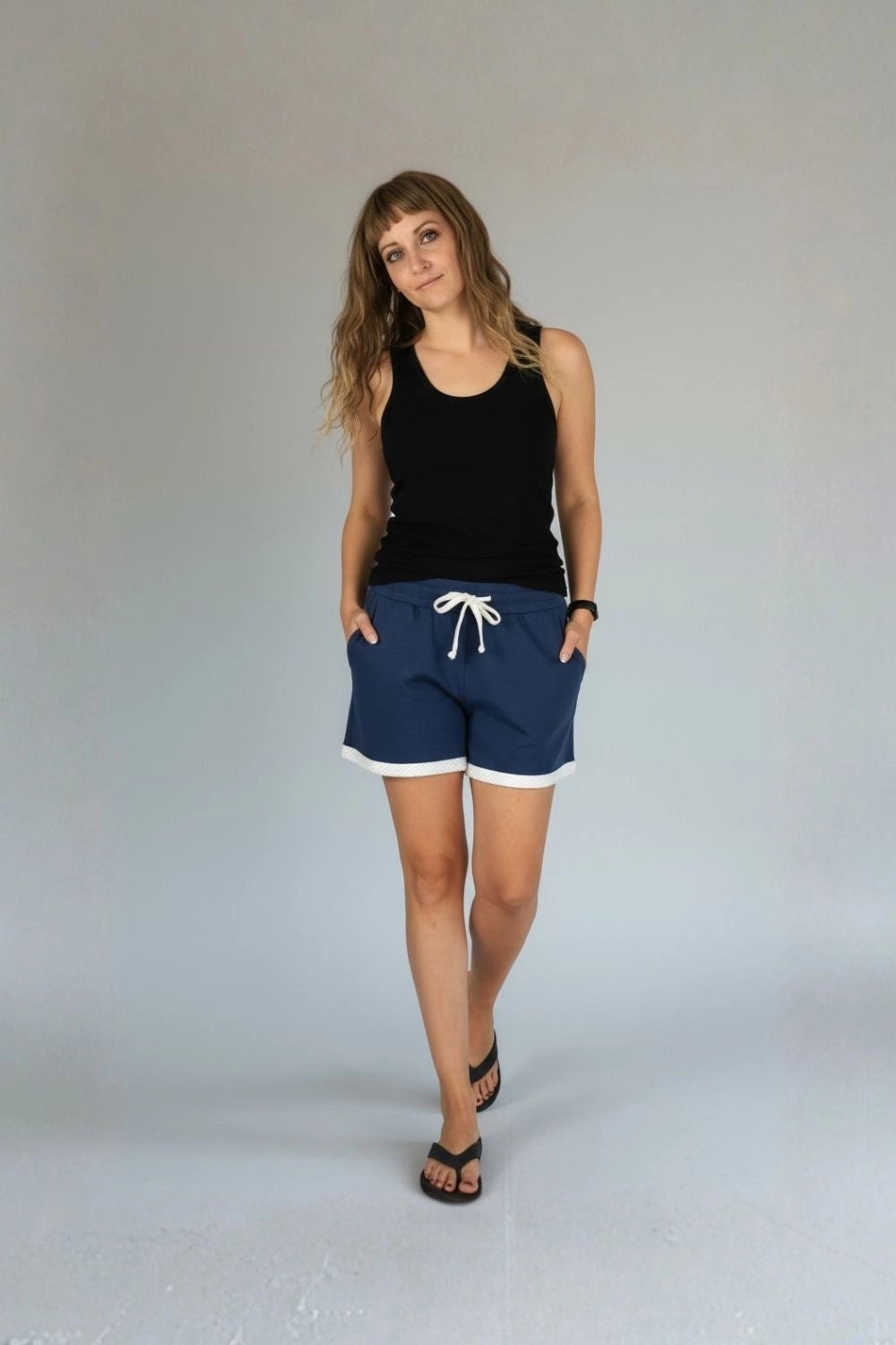 PDF Sewing Pattern Sweat Shorts - Women